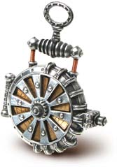 EER Patent Solar Powered Turbine Fob Watch