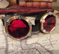 Mark 1 - Genuine Brass goggles with leather sides