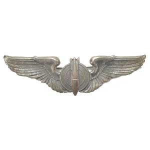 Winged Bombardier Pin