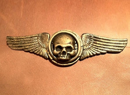 Winged Skull Pin